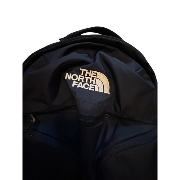 The North Face Surge Backpack Navy Blue Black FlexVent Laptop Travel Bag - Picture 3 of 9